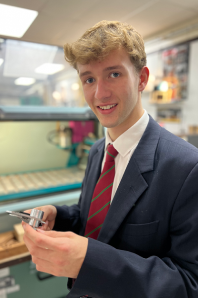 Thomas H in Year 12 receives the Arkwright Engineering Scholarship