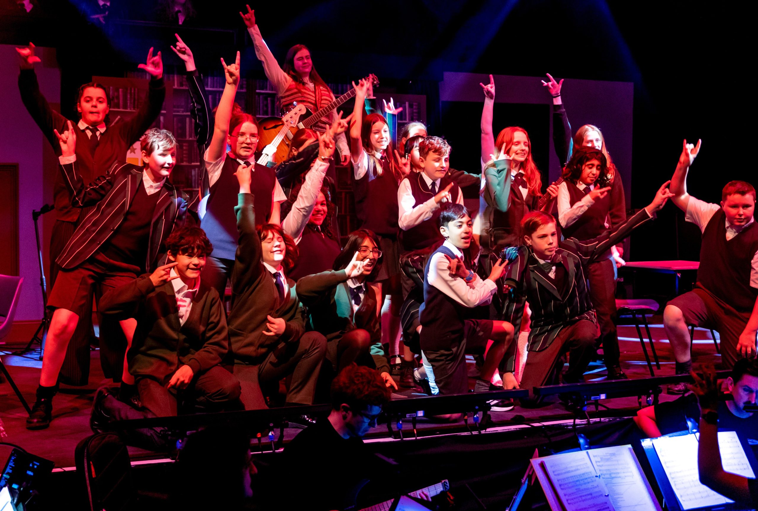 School of Rock Cast Photograph