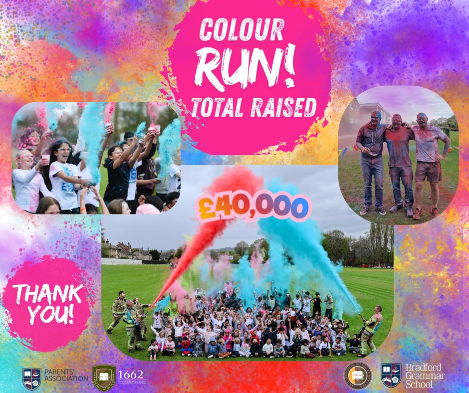BGS Colour Run Total Raised