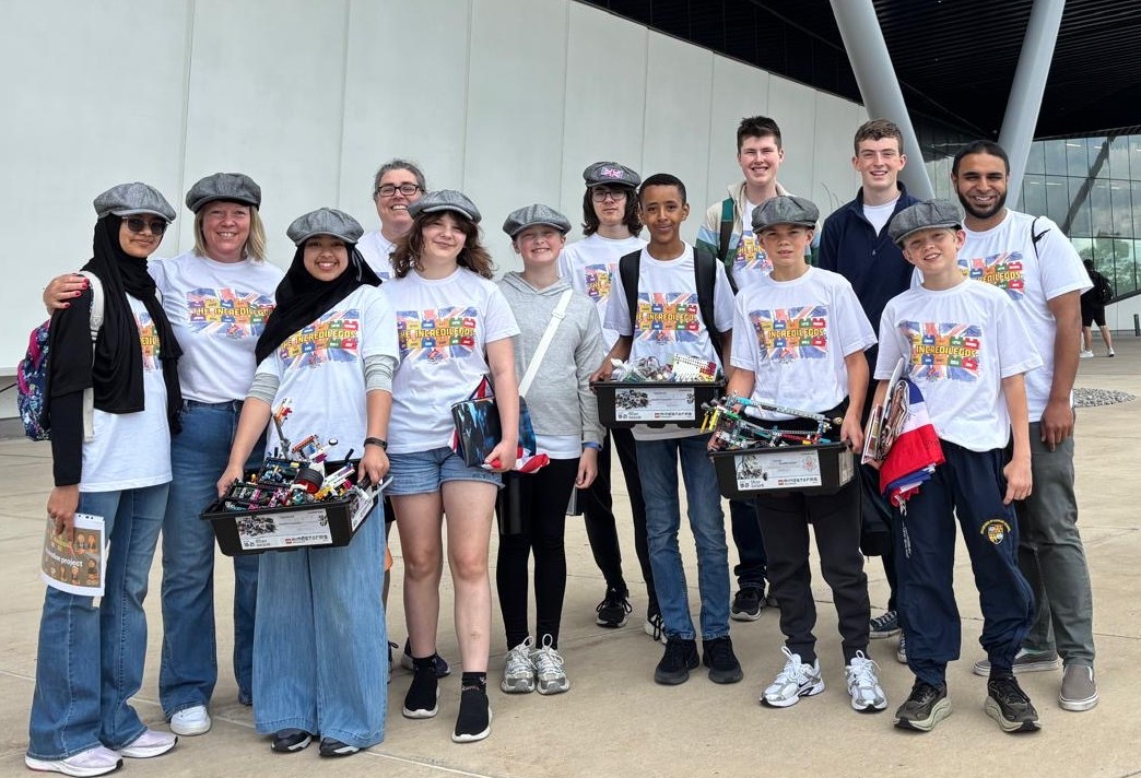 Sixth Form students at Bradford Grammar School apart of the robotics team